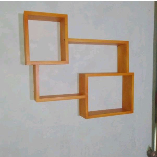 RAK HIAS SERBAGUNA-Rak Hias Kayu, Rak Kotak Kayu, Rak Minimalis, Rak Dinding, Rak Aesthetic Kayu