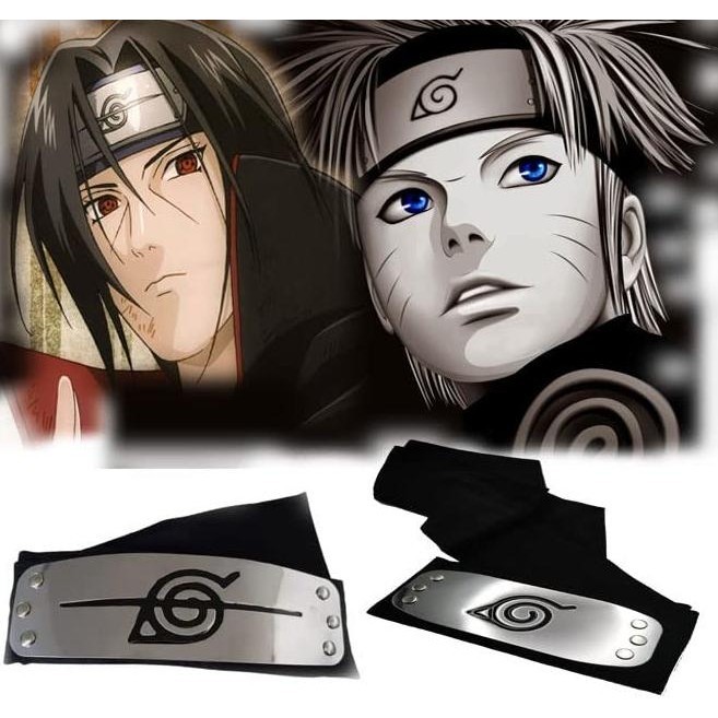 Ikat Kepala Naruto / Ikat Kepala Konoha / Headband Ikat Kepala Cosplay