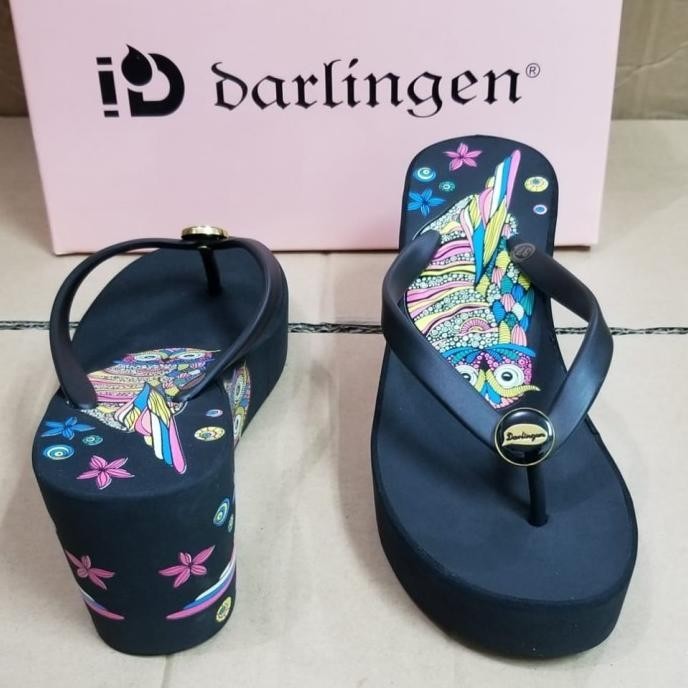 Darlingen Owl Sandal Wedges Wanita