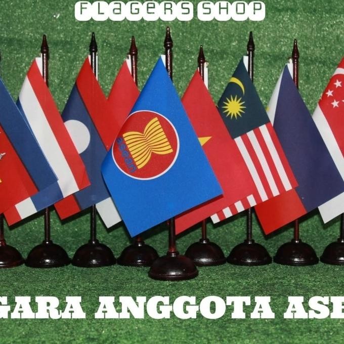 [Paket Asean] Bendera Meja Negara Anggota Asean