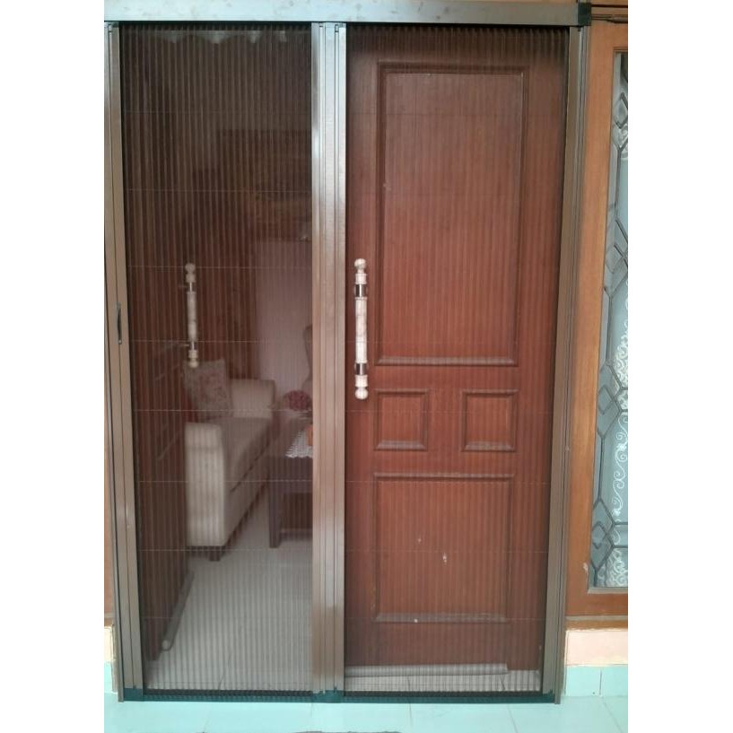 Onna lipat door - Ram Kasa Nyamuk kawat pintu geser jaring strin