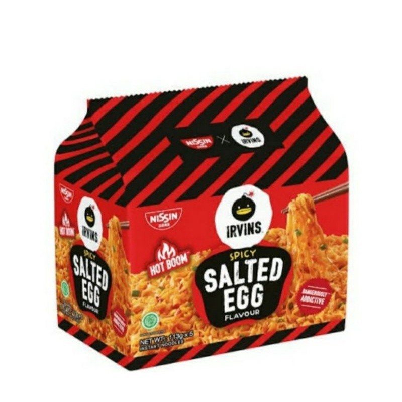 

Nissin Irvins ed Egg Noodle 5 Individual Pas e Nissin Irvins Spicy