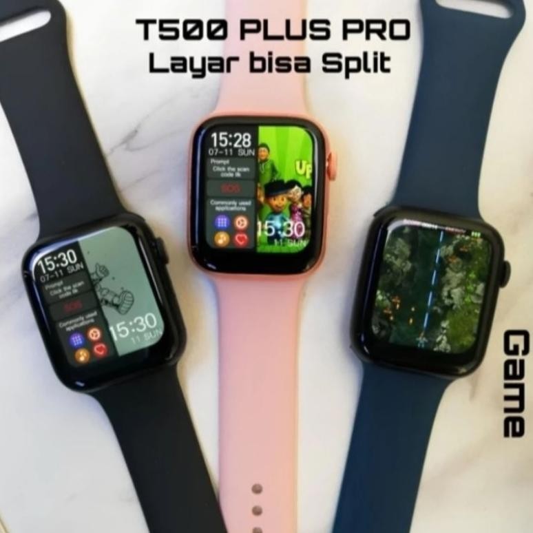 KT78 Smart watch T500 / Smart watch original T500 / Jam tangan T500/ Smart watch sport T500 Terlaris