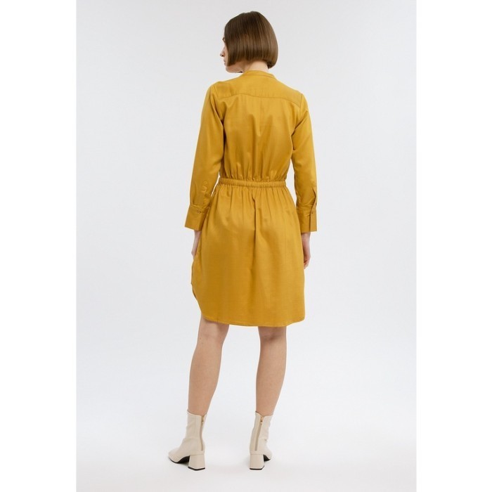 SALE MINIMAL ANNEKE DRESS HONEY MUSTARD