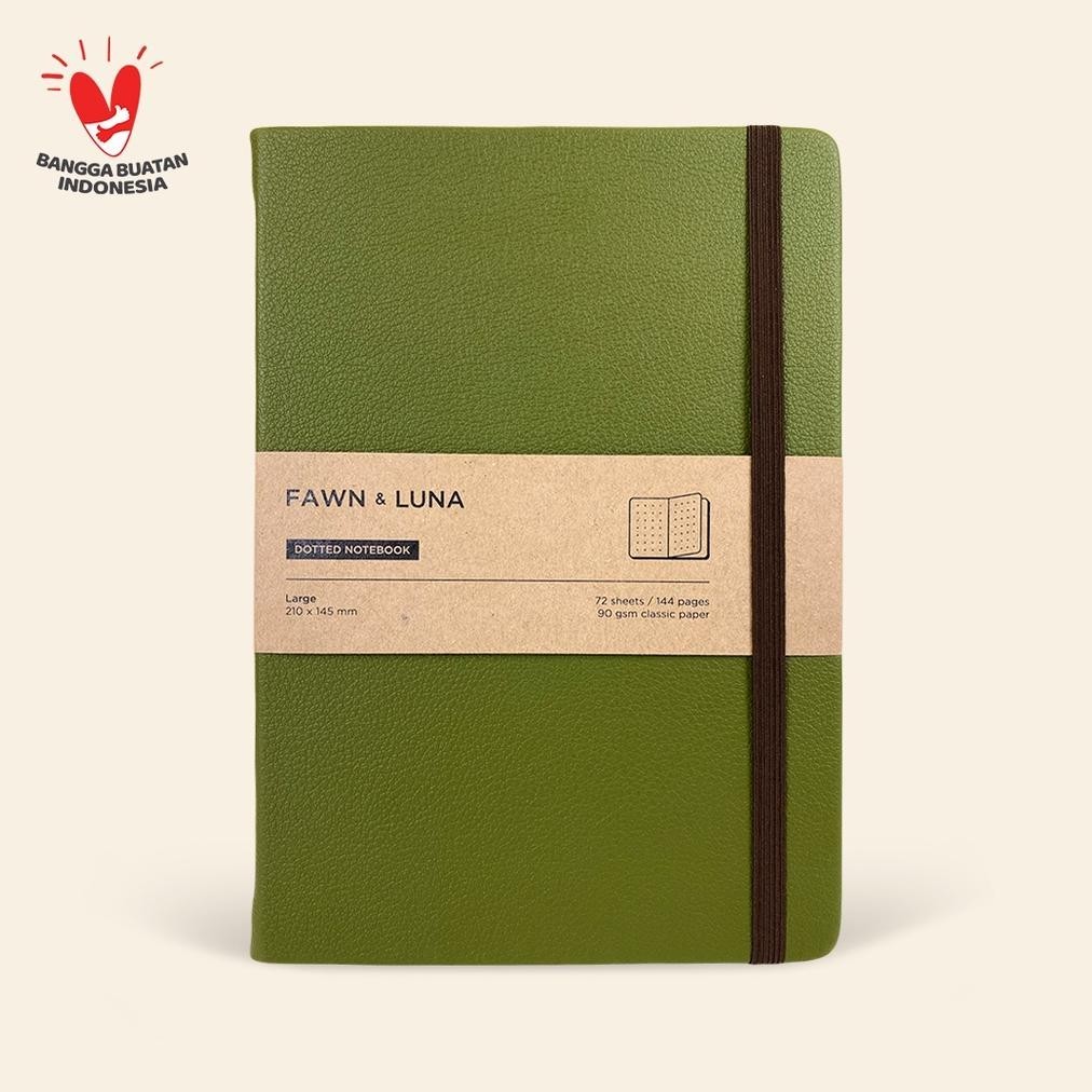 

BACK TO SCHOOL FAWN & LUNA - MOSS HAZE - NOTEBOOK LARGE A5 - BUKU JURNAL/AGENDA/DIARY/CATATAN