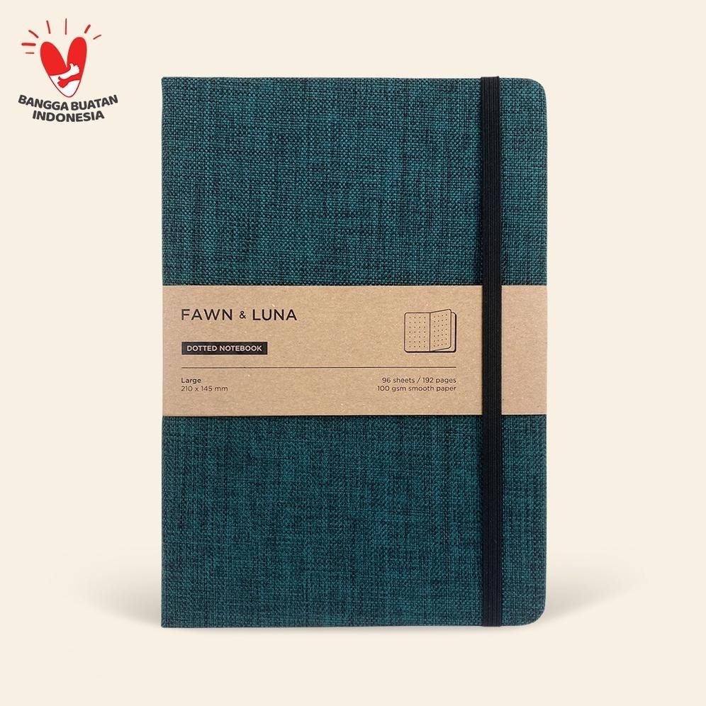 

BACK TO SCHOOL FAWN & LUNA - HUNTER GREEN - NOTEBOOK LARGE A5 - BUKU JURNAL/AGENDA/DIARY/CATATAN