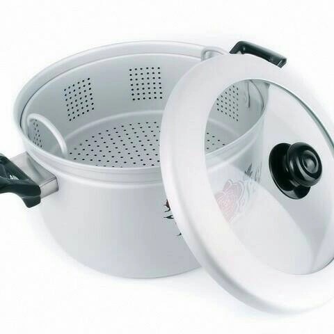 Dandang / Panca Guna / Panci Kukusan / Steamer 41 Cm Maspion Alumunium