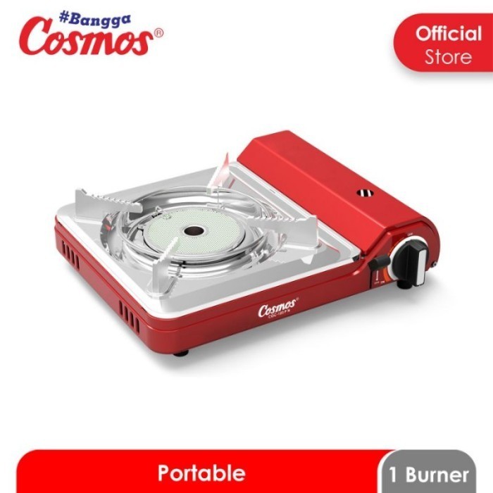 Kompor Portable / Kompor 1 Tungku Cosmos, Cgc - 123 Pn Red