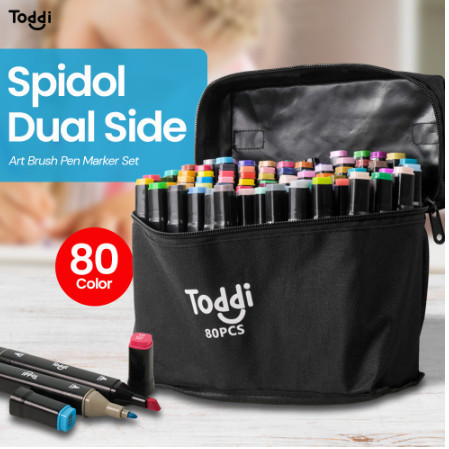 

Spidol Warna Stabilo Touch Toddi 12-80 Warna Dual Side Fine Art Brush