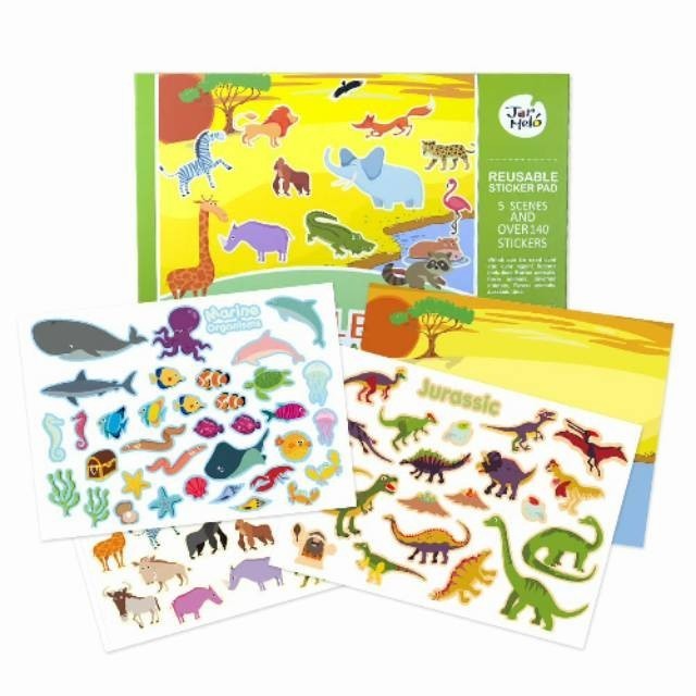 

Joan Miro Reusable Sticker Pad Animal World