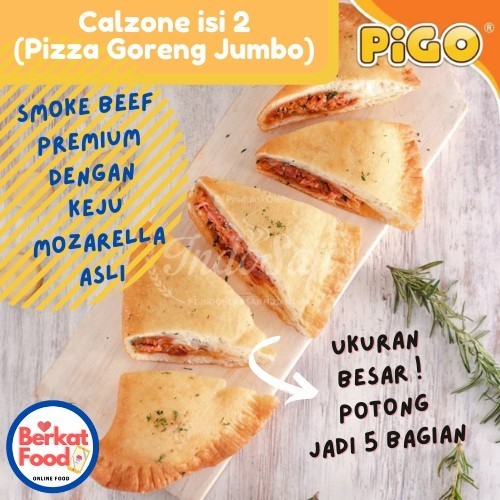 

CALZONE / PIZZA GORENG JUMBO ISI 2 (TERSEDIA 3 VARIAN RASA)