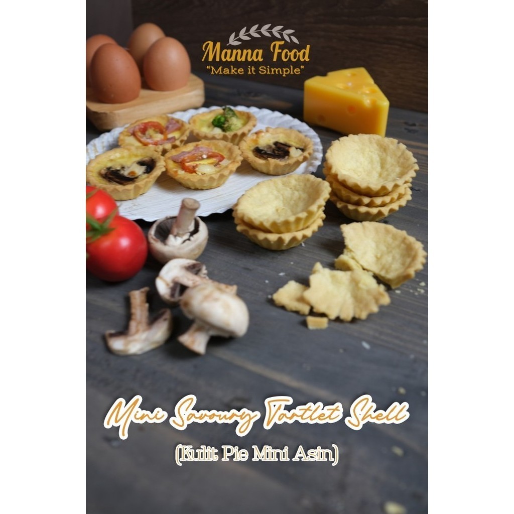 

MANNA FOOD SAVOURY TARTLET SHELL / KULIT PIE ASIN
