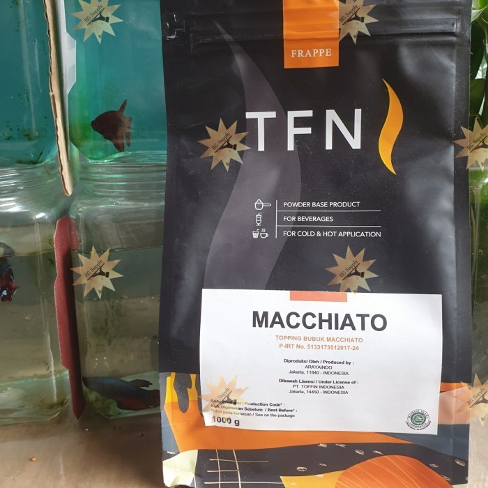 POWDER TOFFIN MACCHIATO UNSALTED 1000GR / BUBUK MACCHIATO TOFFIN
