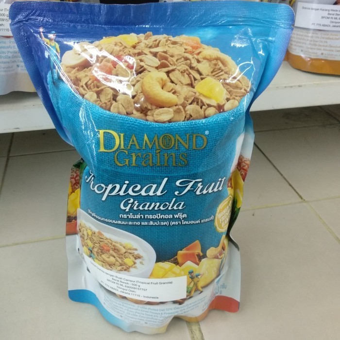 

Diamond Grains Tropical Fruit Granola 500G