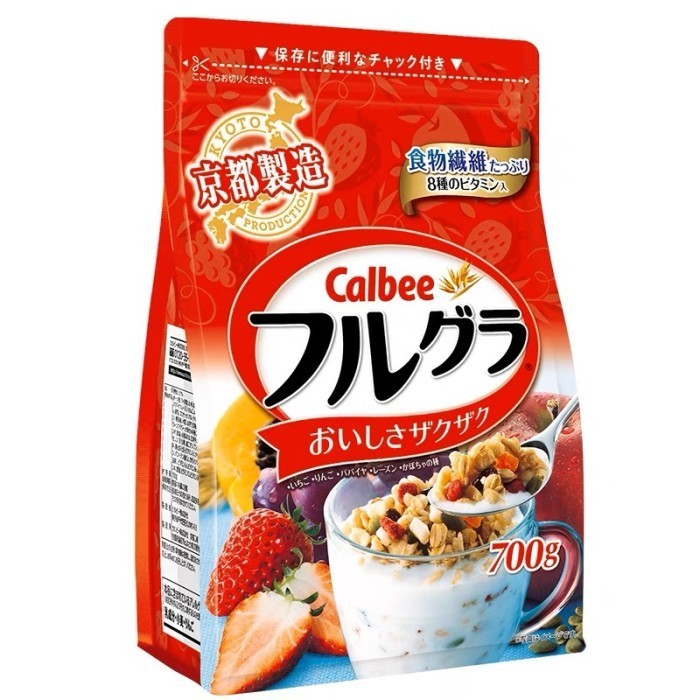 

Calbee Granola Cereal Fruit 700Gr - Japan
