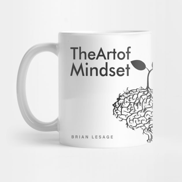 Mug Kopi Logo Seni Gelap Pola Pikir Dark Art of Mindset Logo Coffee Mug