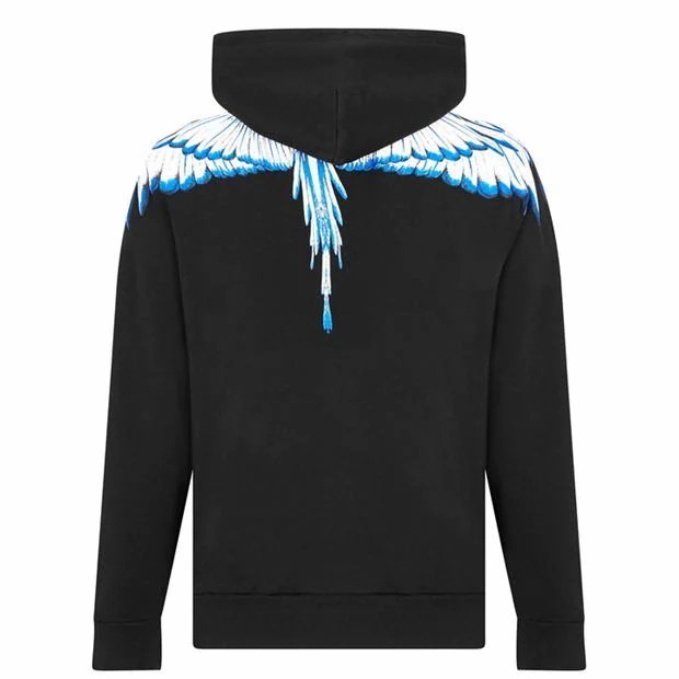 Marcelo Burlon Icon Wing Hoodie "White And Black" Original Bnipwt