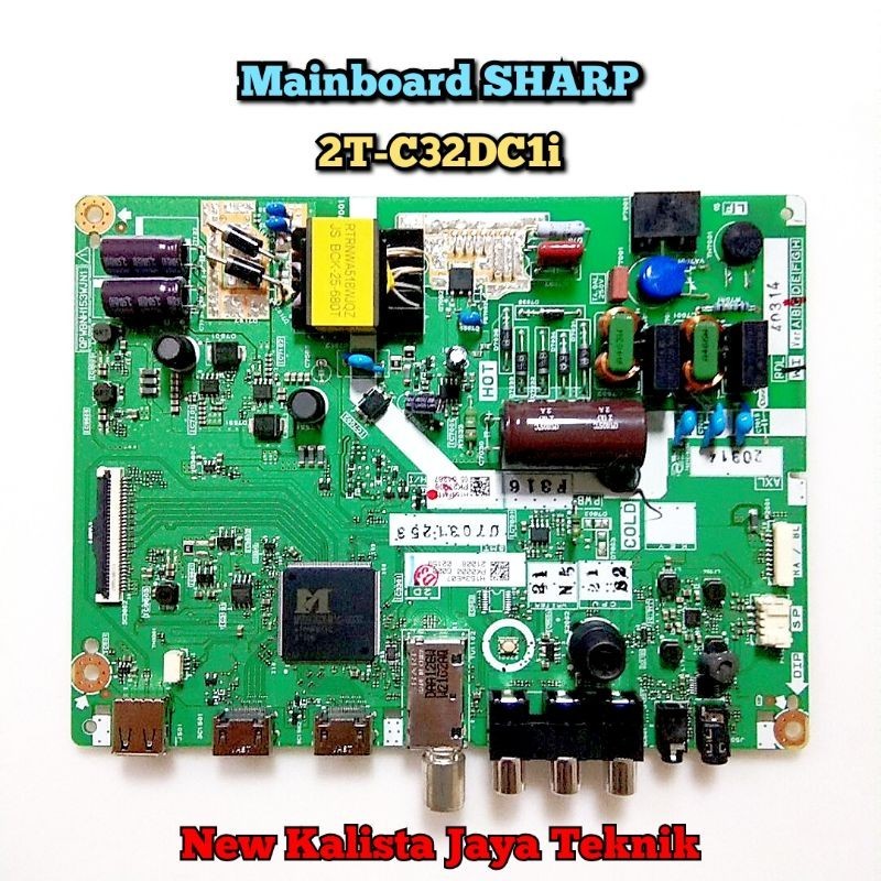 MAINBOARD TV SHARP 2T-C32DC1I ORIGINAL MESIN BARU MB TV SHARP 32DC1i MOTHERBOARD TV 2TC32DC1I MB 32d