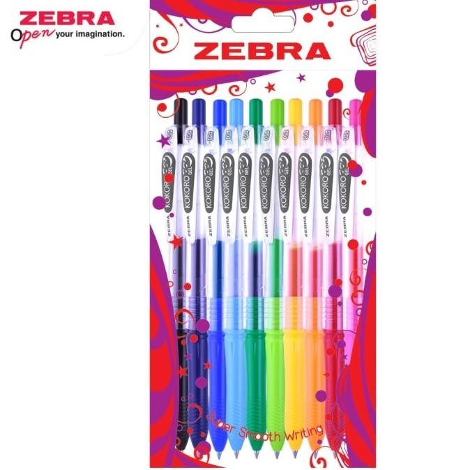 

ZEBRA KOKORO SET 10 (ALL COLOUR IN 1)