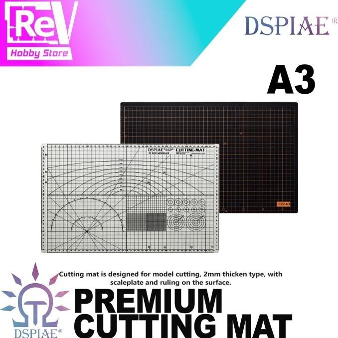 

CUTTING MAT A3 PREMIUM DOUBLE SIDE 2 IN 1 MODEL KIT GUNDAM HG MG PG