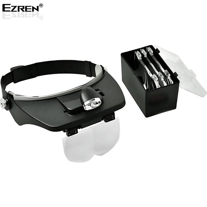 

Ezren EZ-0494 Light Head Magnifying Glass Kaca Pembesar Model Topi Led