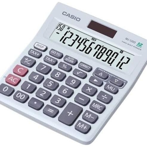 

CASIO MJ-120D CHECK & CORRECT KALKULATOR