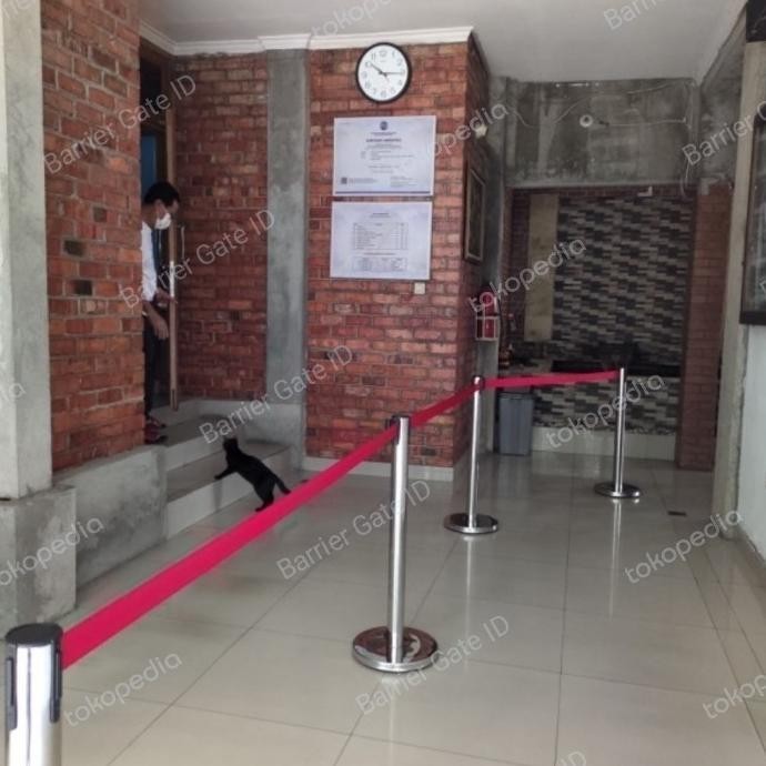 

tiang pembatas tiang antrian stainless pita
