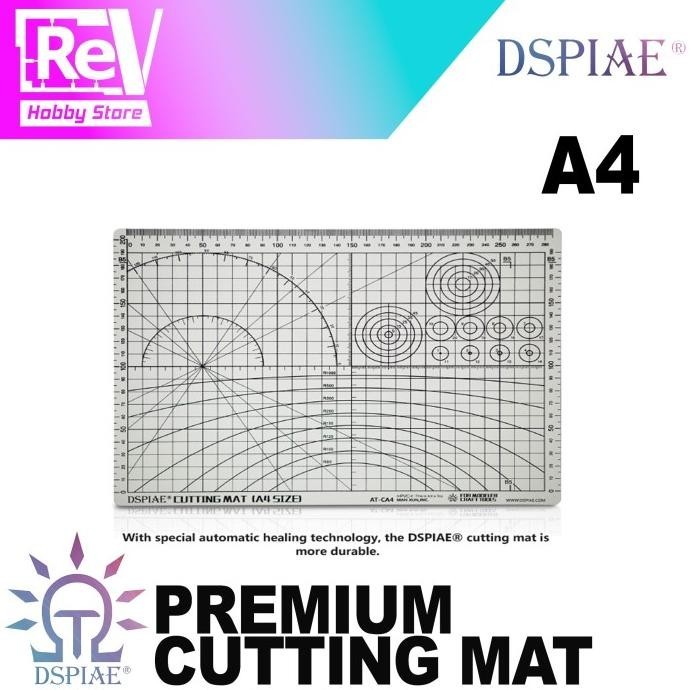 

CUTTING MAT A4 PREMIUM DOUBLE SIDE 2 IN 1 MODEL KIT GUNDAM HG MG PG
