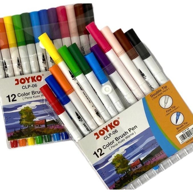 

Brush Pen Joyko 12 warna