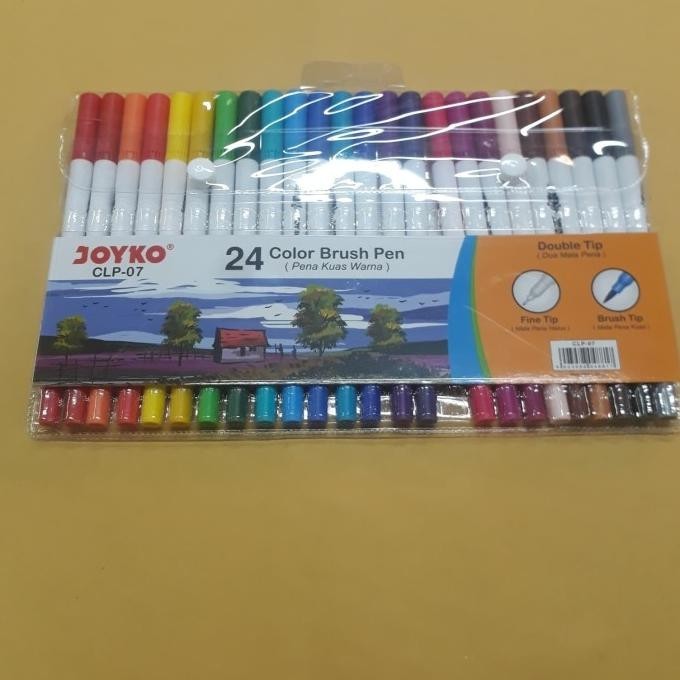 

Pen Joyko Double Tip Brush Pen 24 Warna