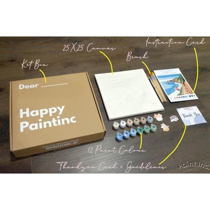 

Paint by Numbers Kit: Nusa Penida Series - Diamond Beach | PaintIncID