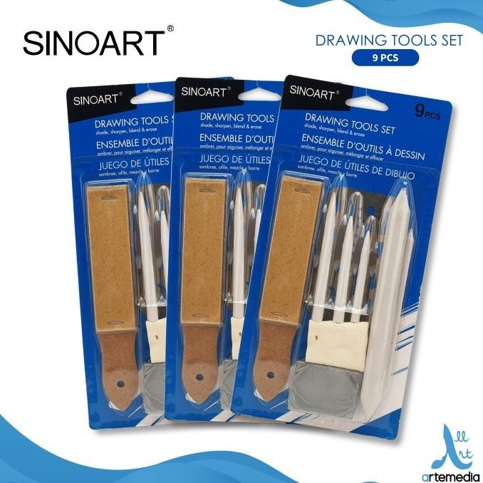 

Alat Gambar Sinoart Drawing Tool Set 9 Paper Stump Eraser