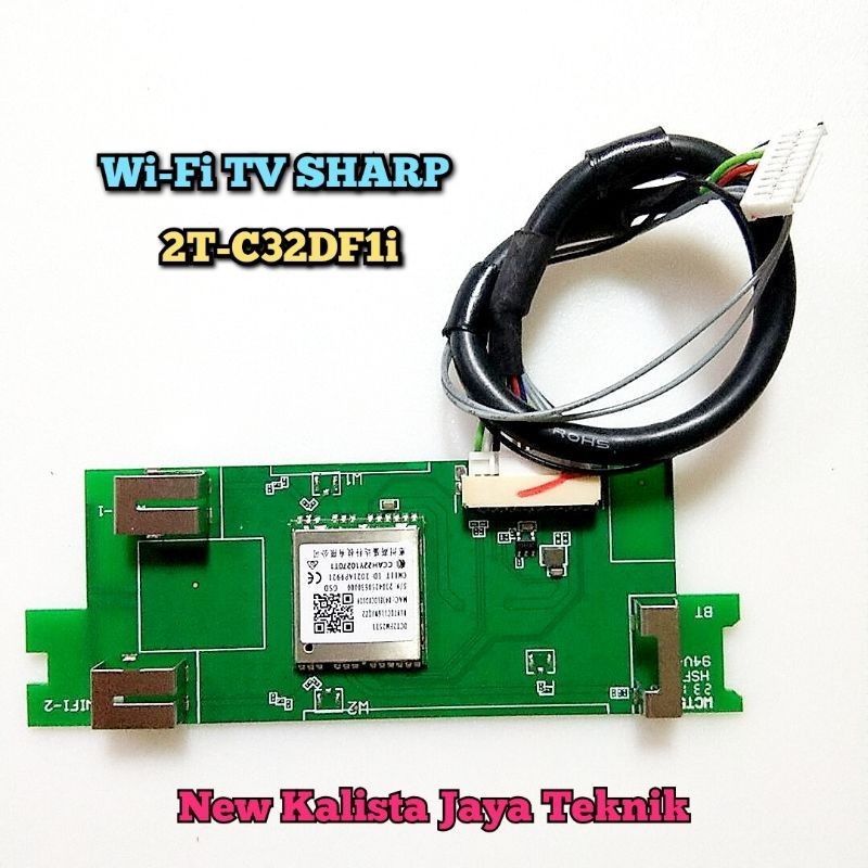 WI-FI BLUETOOTH TV SHARP 2T-C32DF1I ORIGINAL MODUL WIFI TV SHARP 32DF1I WIFI TRANSCEIVER 2TC32DF1I W