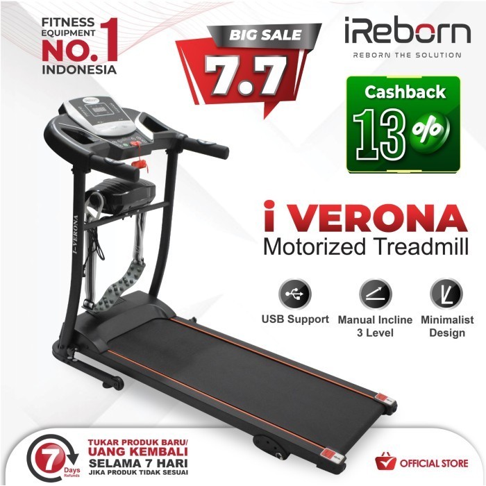 Alat Fitness Treadmill IReborn I-Verona