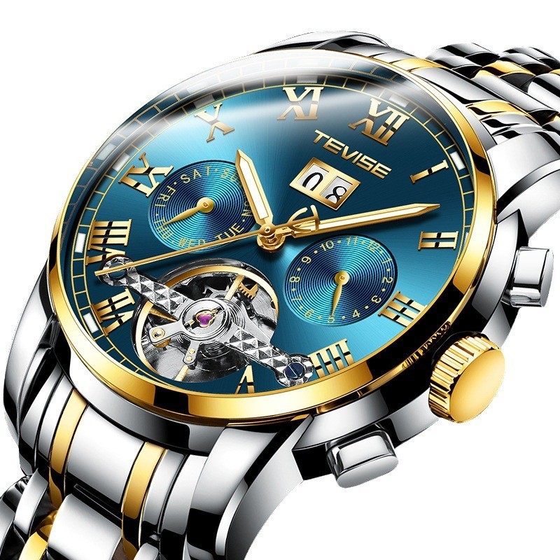 TEVISE Watch Men's FashionwatchMechanical Watch Trendy Business Watch