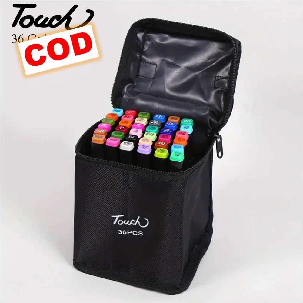 

Spidol Dual Side Fine Art Brush Art Marker Set 36 Warna Untuk Gambar Presisi Dengan Tas Penyimpanan