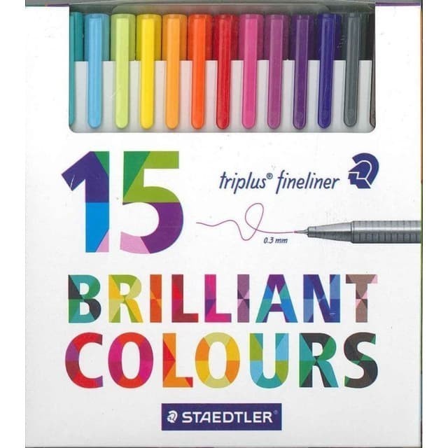 

Staedtler Triplus Fineliner 15pcs 334-C15