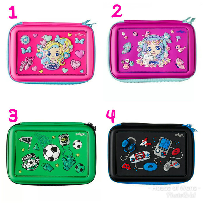 

SMIGGLE SQUAD SCENTED HARDTOP PENCIL CASE - TEMPAT PENSIL SMIGGLE