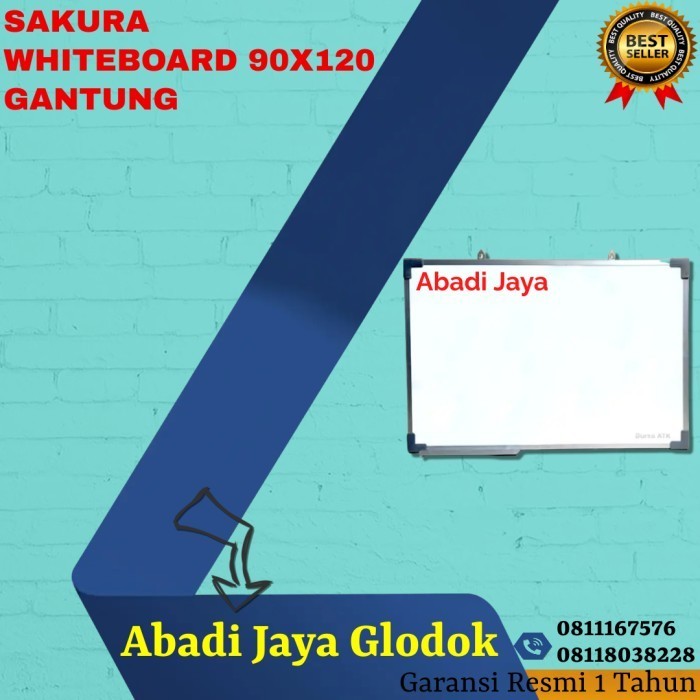 

SAKURA WHITEARD 90X120 GANTUNG