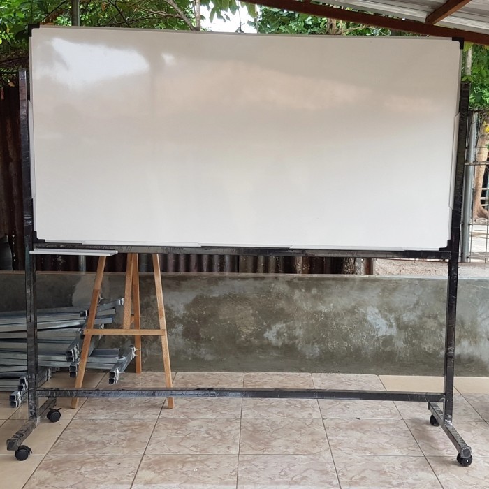 

papan tulis whiteard standing 100x150 cm