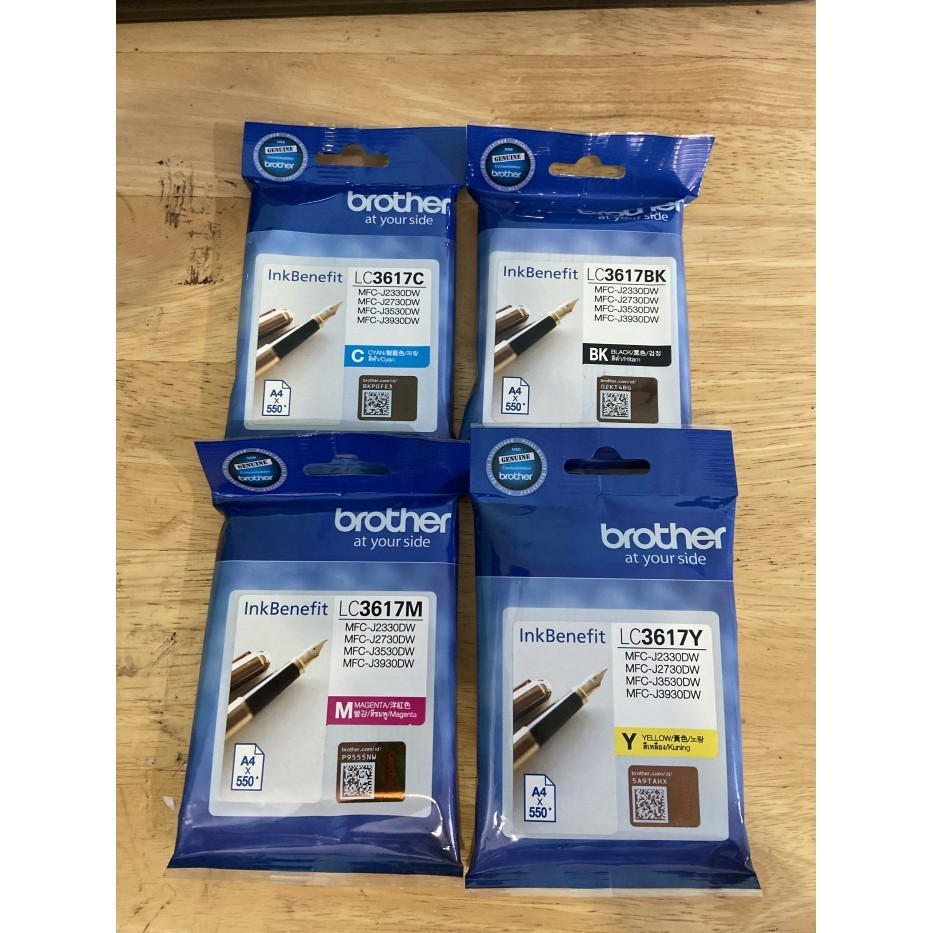 

Tinta LC 3617 bk c m y