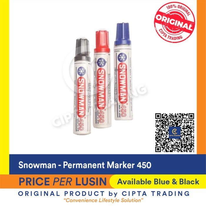 

Permanent Marker - Snowman - 450 Dozen