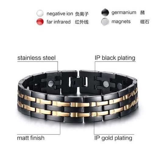 Haf Gelang Kesehatan Infrared Magnetic Germanium Titanium Germanium Steell