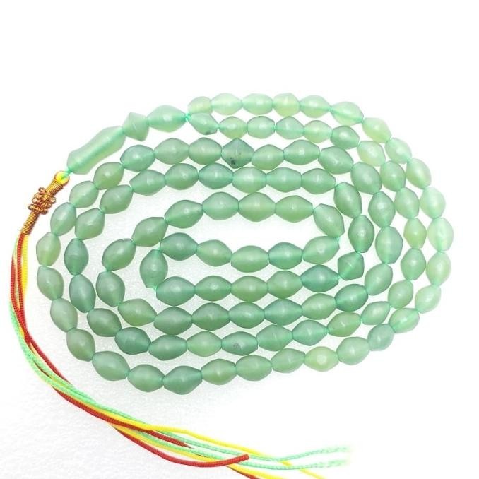 Tasbih Batu Syeh Maksod / Giok Afganistan Asli dari Iran .
