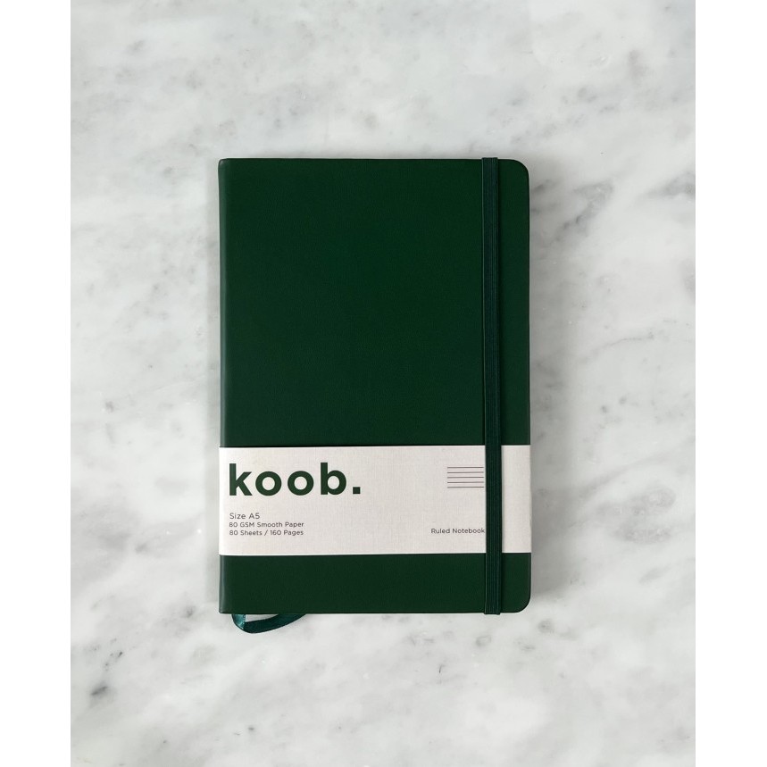 

A511T Koob. Noteok A5 Hardcover Agenda Buku Tulis Jurnal Bergaris