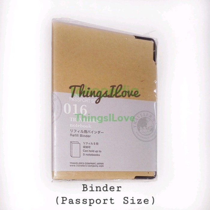 

Midori TRAVELER'S Noteok Passport Size Refill 016