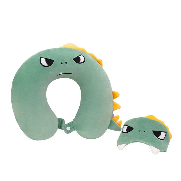 Um Murah Kkv Alba So Set Masker Mata Dan Bantal Leher Seri Hewan Hiu Dino