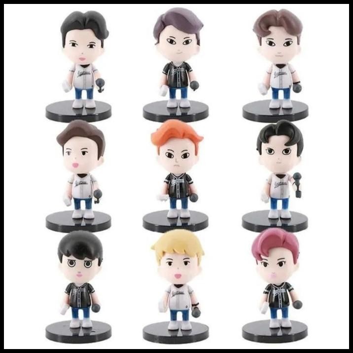 Exo Figure X Miniso - Set Of 9 - Kpop