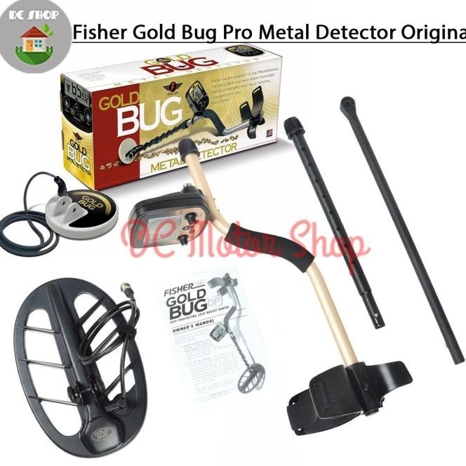 Fisher Gold Bug Pro Gold Silver Metal Detektor Detector Emas Logam Ori