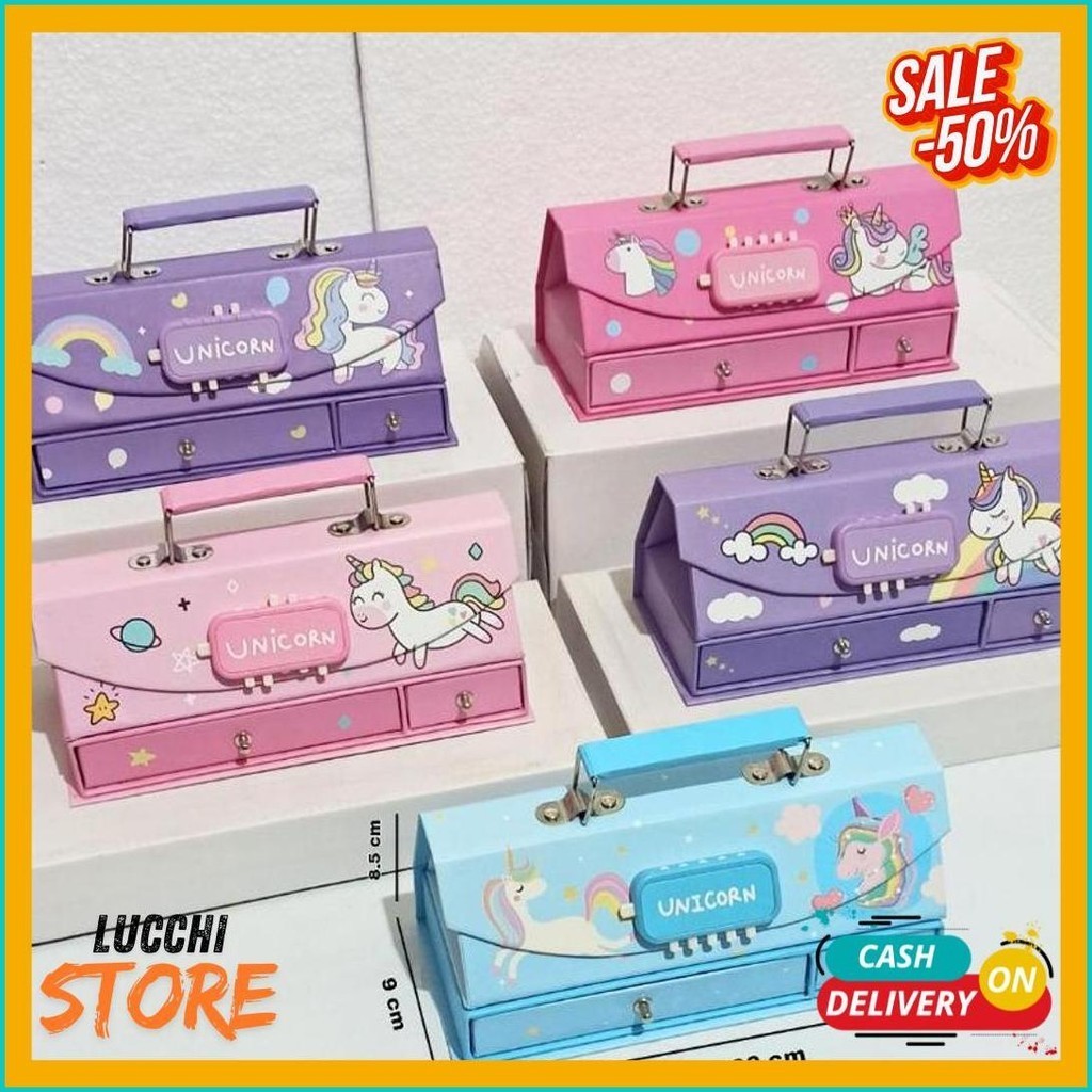 

Bos Kotak Pensil Karton+Kode Kunci/Tempat Pensil/Pencil Case Code/Pin (Order Sebelum Ketinggalan)
